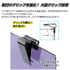アクリルサンバイザー UVカット仕様 大型車/...の詳細画像2