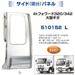 メッキフロントグリップカバー R/Lセット いすゞ07フォワード（H19.07