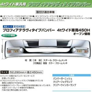 スーパーグレートタイプバンパー 4トンワイド車用480H : トラック用品