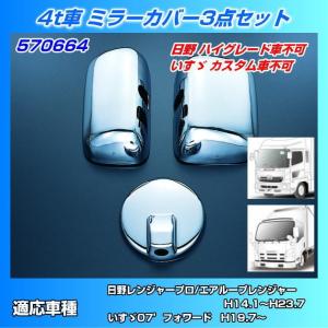 ミラーカバーセット ふそう4t ベストワンファイター 大型仕様車用