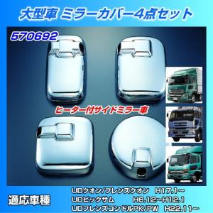 ミラーカバーセット UD大型 ビッグサム2000/ビックサム : トラック用品