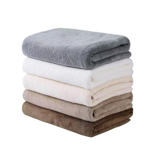 バスタオル 大判 5 枚セット ふわふわ　正規店  マイクロファイバー タオル 吸水速乾抗菌防臭　6...