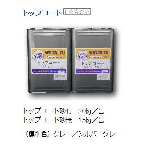 ウォータイト ガスファルト用トップコート 砂無 標準色 15kg／缶
