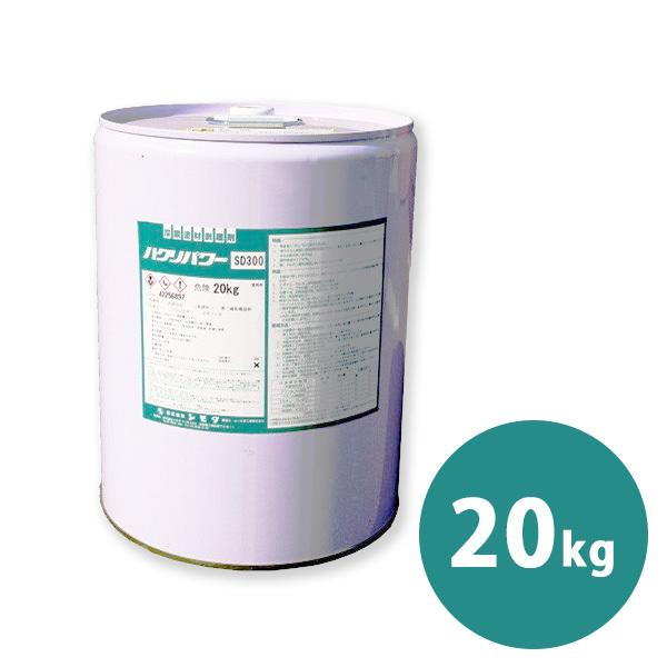 【次回入荷：5/7】ハクリパワーSD300 20kg／缶 　水洗い不要中性厚膜剥離剤　株式会社シモダ
