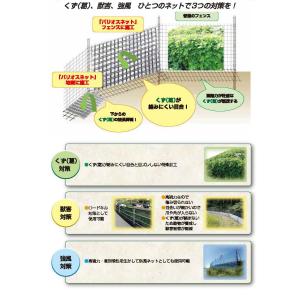 防草対策 フェンス用 バリオスネット固定具 S...の詳細画像1