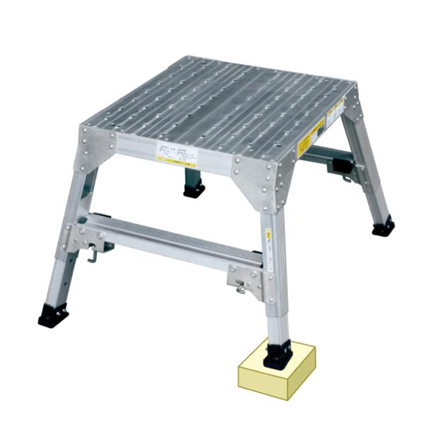 アルミ 伸縮 幅広 作業台 コンスミニ PD-5　株式会社ナカオ　【個人宅配送不可】