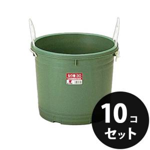 練り樽　100 プラスチック バケツ ねり樽100 容量 100L 3個／ケース グリーン