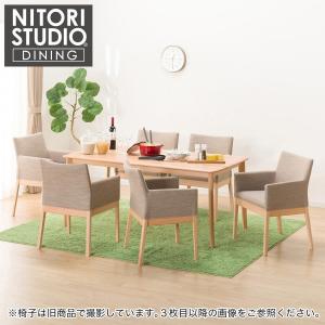 ダイニングテーブル7点セット(T-01 165 NA/C-50肘付きNA/AQ-BE) ニトリ｜nitori-net