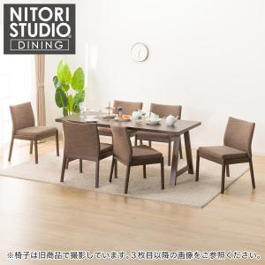 ダイニングテーブル7点セット(Nコレクション T-06A 180 MBR/C-50 MBR/AQ-BR) ニトリ｜nitori-net