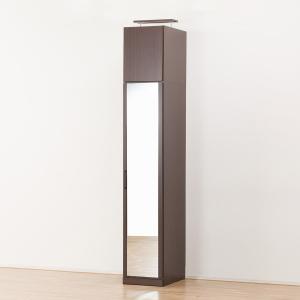 【早い者勝ち】ニトリ　NITORI ワードローブ アーデル ミラー付き ニトリ ミラーワードローブ(アーデル2 40M-L DBR) : ニトリ