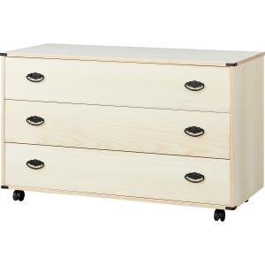 ニトリ（NITORI） キャスター付き桐チェスト(MRY-03) タンス たんす