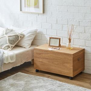 ニトリ（NITORI） キャスター付き総桐収納ボックス(オイル仕上げ) 幅70