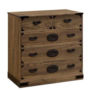 ニトリ ハイチェスト(オウカ2 DVD120HC LBR) タンス たんす 衣類収納