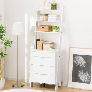 ニトリ（NITORI） チェストラック(エトナ80CR WH/SI) リビング収納