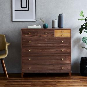 ニトリ（NITORI） 脚付き桐オイルチェスト4段 BR タンス たんす