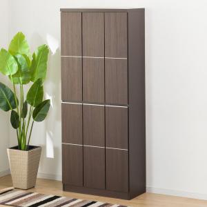 ニトリ（NITORI） シューズボックスリアル ロータイプ(幅75.2cm GY