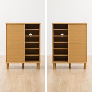 シューズボックス(HKD80 LBR) ニトリの詳細画像5