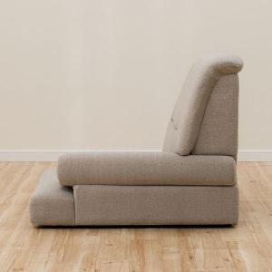 1人掛けローソファ 布張りタイプ (Nゲート ...の詳細画像2