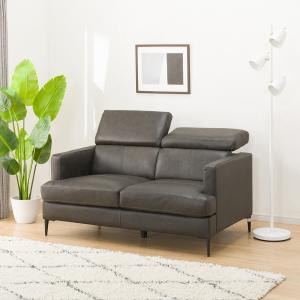 2人掛けソファ 本革(一部合成皮革)タイプ (...の詳細画像4