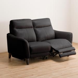 ニトリ（NITORI） ソファー ソファ 2人掛けソファ (アネーロ NB BK