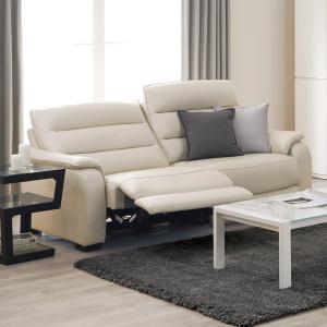 ニトリ ソファー ソファ 3人掛け 電動本革リクライニングソファ(NZ278