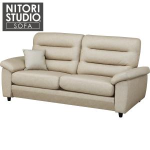 ●下記場所のみ送料無料●2024年2月製●ニトリ Nポケット●ソファ ニトリ ソファー ソファ 布(PUコーティング)張り2人掛けソファ(N