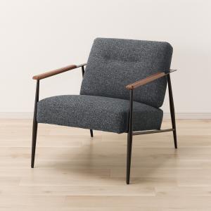 ニトリ アクセントチェア(AW14 BR) ソファー ソファ 1人掛け 布