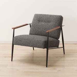 椅子　アクセントチェア ニトリ（NITORI） アクセントチェア(AW14 DGY) ソファー ソファ 1人