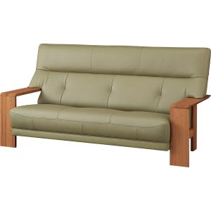 カリモク家具 2.5人掛けソファー ダンテ ベージュ 合成皮革 幅1550mm カリモク家具（KARIMOKU FURNITURE） 【地域限定】【カリモク】 2.5人