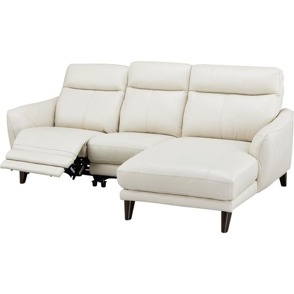 ソファー ソファ 電動カウチソファ (アネーロ LC スタンダードタイプ NB LGY) ニトリ