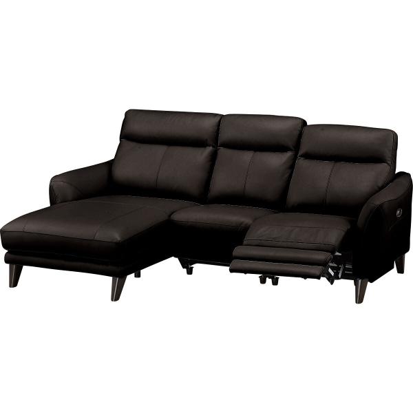 ソファー ソファ 電動カウチソファ (アネーロ RC スタンダードタイプ NB DBR) ニトリ