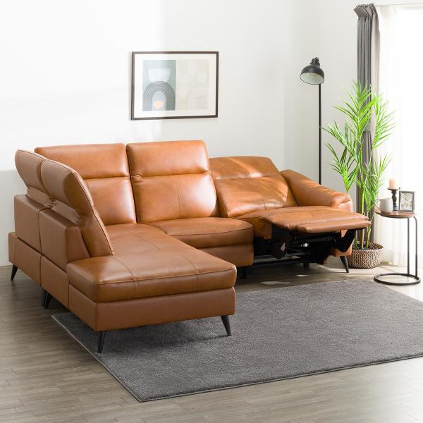 ソファー ソファ 電動リクライニングコーナーソファ カウチソファ 3人掛け(LB066 RC C2B...