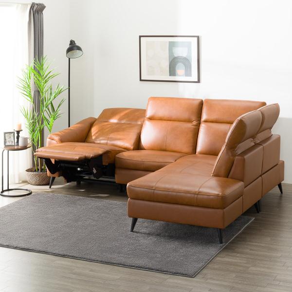 ソファー ソファ 電動リクライニングコーナーソファ カウチソファ 3人掛け(LB066 LC C2B...