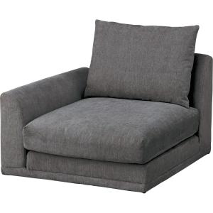 ニトリ（NITORI） ソファー ソファ 布張りアームレスソファ(HM04 DGY