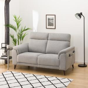 ニトリ ソファー ソファ 布(PUコーティング)張り2人掛けソファ(N