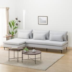 ニトリ（NITORI） カウチソファ ASM001 GY(Living in Comfort