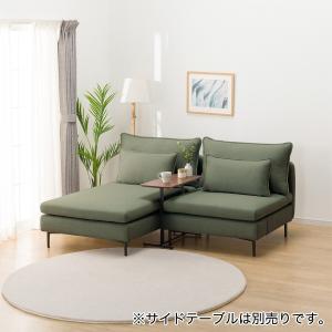 ニトリ（NITORI） 広い座面のゆったりコンパクトカウチソファ(MS01 1P