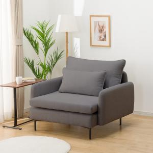 ニトリ（NITORI） ソファー ソファ 布張りアームレスソファ(HM04 DGY