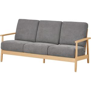 ニトリ（NITORI） ソファー ソファ 3人掛け 布張りソファ(IG01 DGY/DBR