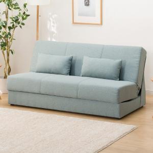 最終価格、送料込み、ニトリソファー収納つき ニトリ 収納付きソファベッド (メーベル2P/ボルスター GY） 布 2