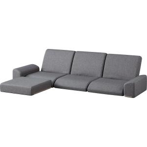 ニトリ（NITORI） ソファー ソファ 布張りアームレスソファ(HM04 DGY