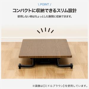 昇降センターテーブル (ライザN MBR/BK...の詳細画像4