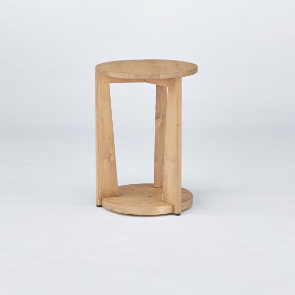 サイドテーブルANM001ST LBR(Living in Comfort) ベッドテーブル ナイ...