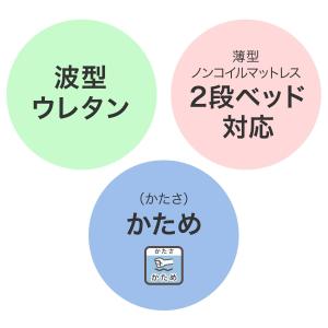 マットレス 厚さ8cm 硬め 2段ベッド対応 ...の詳細画像1