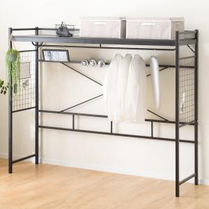 ハンガーシェルフ(バジーナJY BK） ニトリ 『配送員設置』