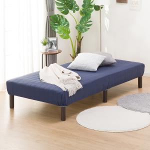 マットレス ベッド 一体型 厚さ18cm シングル 脚付きポケットコイルマットレス(フィル/NV) ニトリ