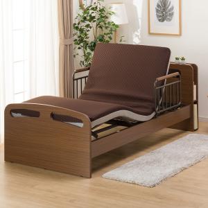 『非課税』 シングル 電動ベッドフレーム＋マットレスセット(ライズ2