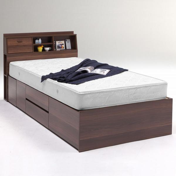 ベッド 引き出し収納付き シングルベッドフレーム(KC MBR) ニトリ