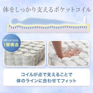 シングル ポケットコイルマットレス(TH-00...の詳細画像5