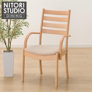 ニトリ（NITORI） ダイニングチェア2脚セット (シャスタ3 DBR